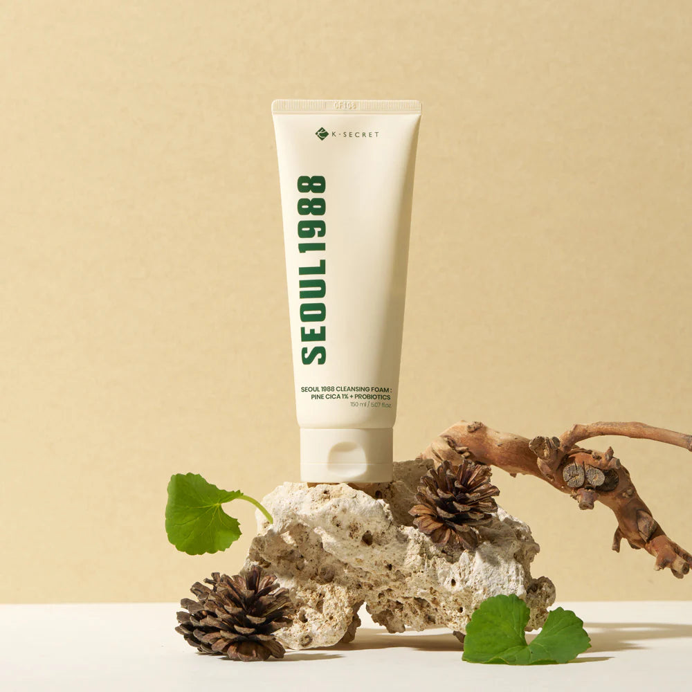 SEOUL 1988 Cleansing Foam: Pine Cica 1% + Probiotics